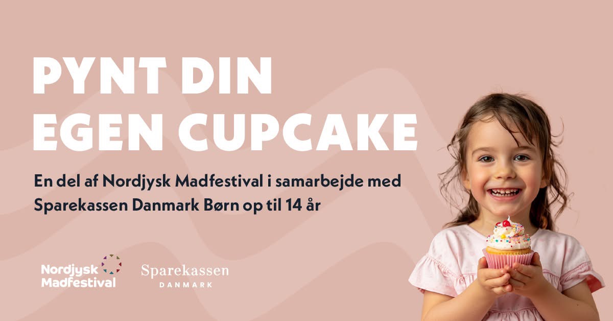 Opslag: Pynt din egen cupcake, med Sparekassen Danmark