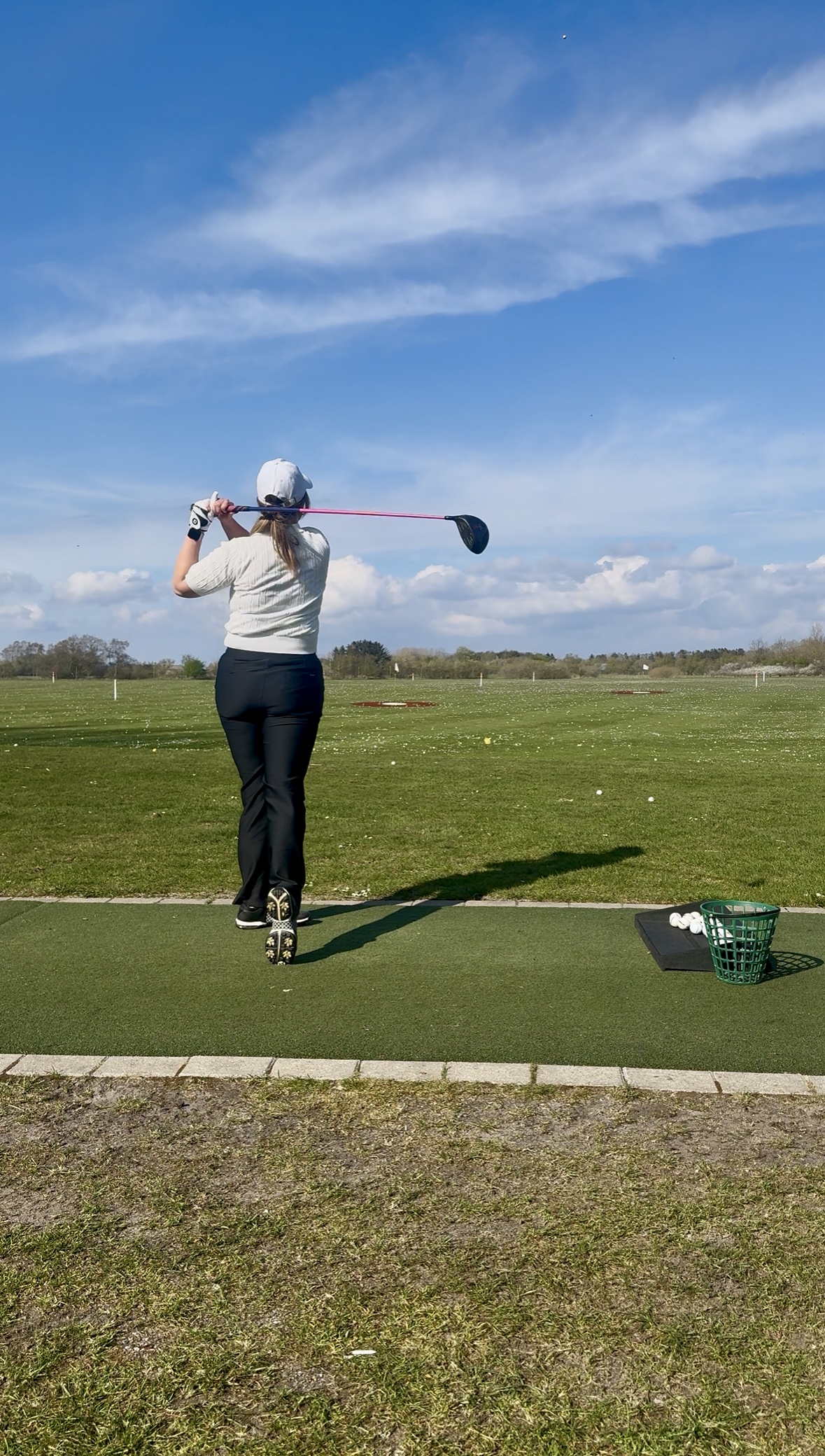 På driving range