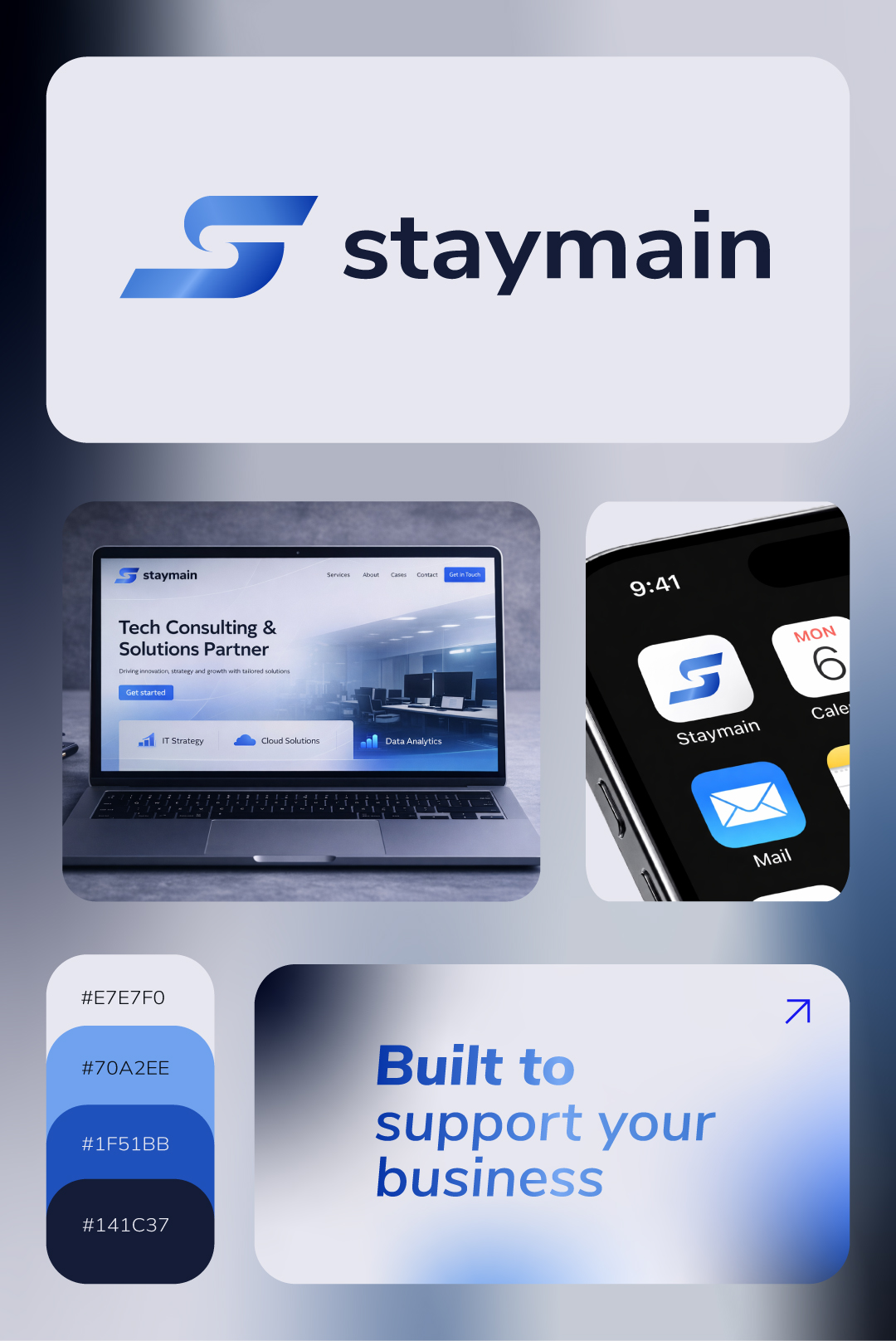 Staymain mockups